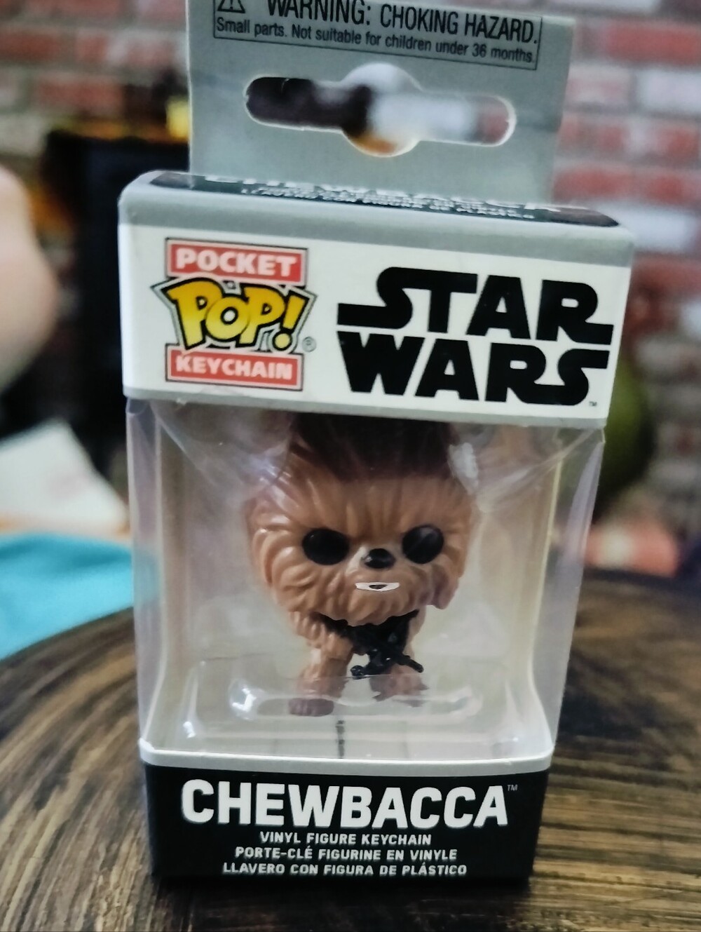 Funko Pocket Pop! Keychain Chewbacca - Brown & Black